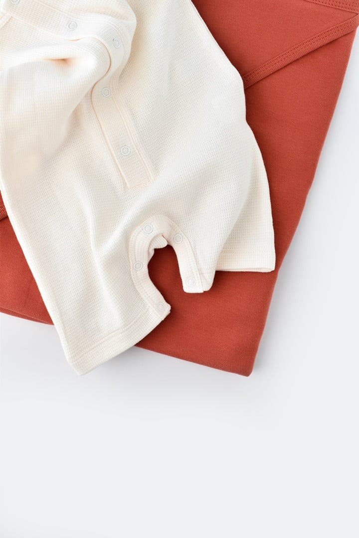 Salopeta cu pantaloni scurti - 100% bumbac organic - , BabyCosy